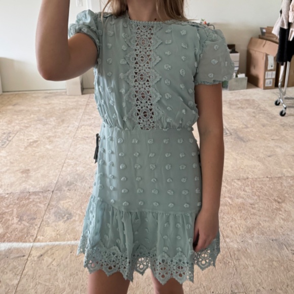 Nordstrom Love x Design Kelsey chiffon‎ mini dress - Picture 3 of 7